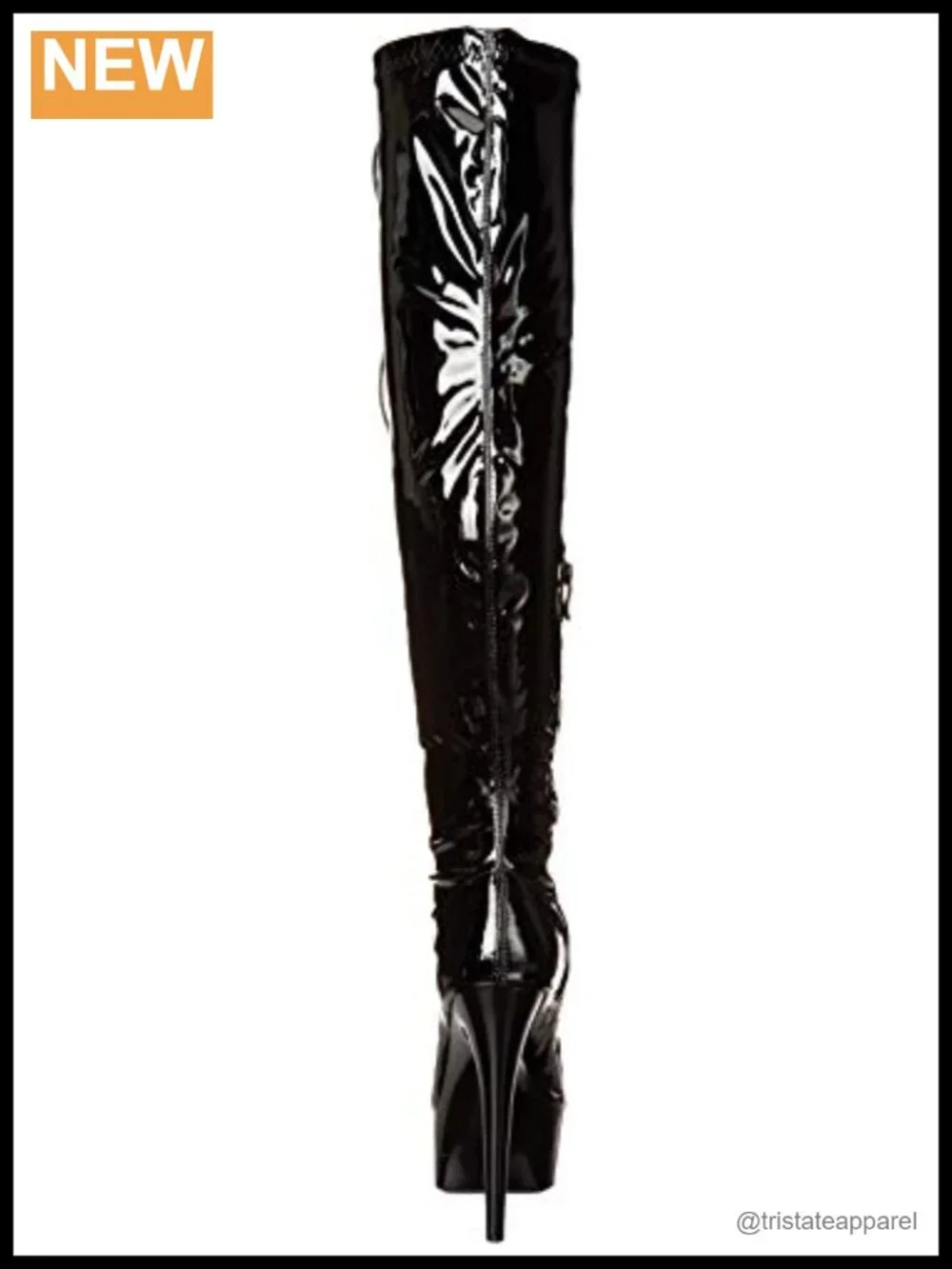 Thigh High Peep Toe Stiletto Boots with Lace, Synthetic